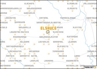 map of El Sauce