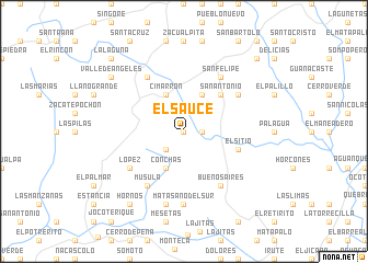 map of El Sauce