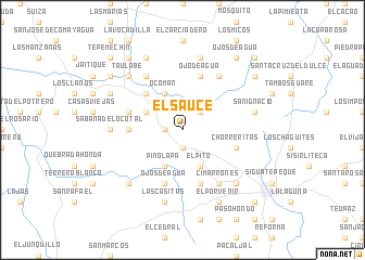 map of El Sauce