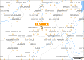 map of El Sauce