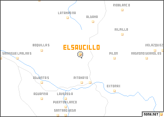 map of El Saucillo