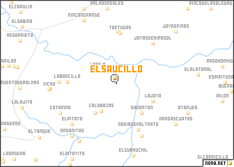 map of El Saucillo