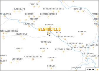 map of El Saucillo