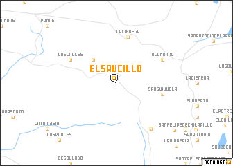 map of El Saucillo