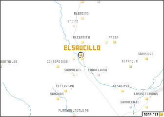 map of El Saucillo