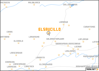 map of El Saucillo