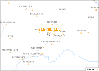 map of El Saucillo