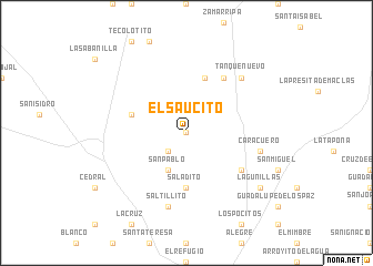 map of El Saucito