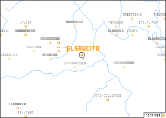 map of El Saucito