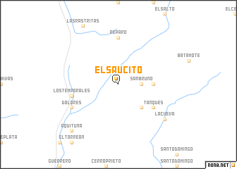 map of El Saucito