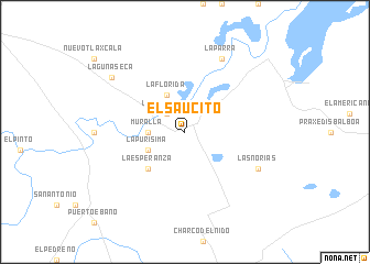 map of El Saucito