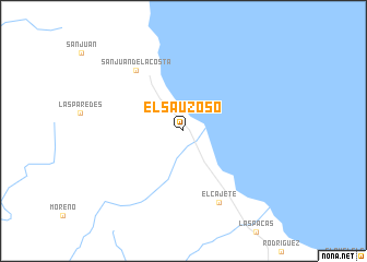 map of El Sauzoso