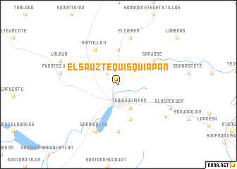 map of El Sauz Tequisquiapan