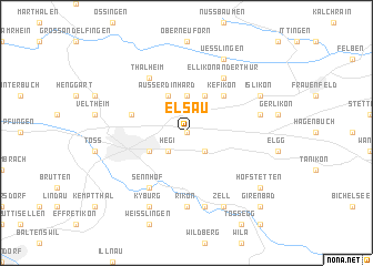 map of Elsau