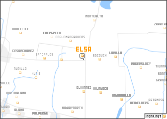 map of Elsa