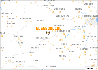 map of El Seborucal