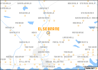 map of Elsebråne