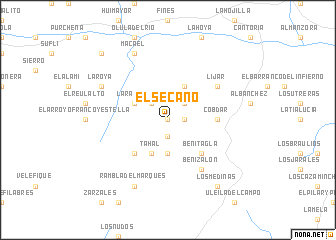 map of El Secano