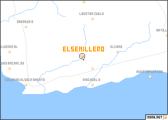 map of El Semillero