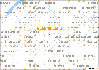map of El Semillero