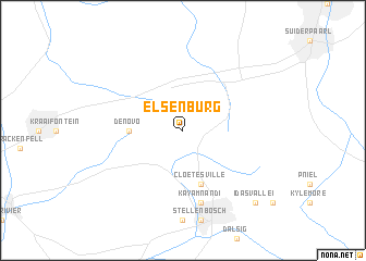 map of Elsenburg