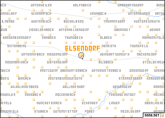 map of Elsendorf