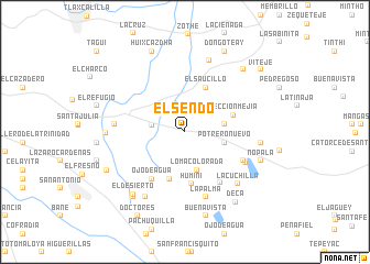 map of El Sendo