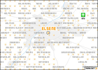 map of Elsene