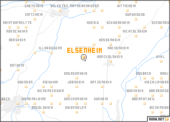 map of Elsenheim