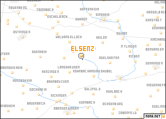 map of Elsenz