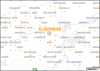 map of Elser Heide