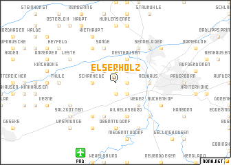 map of Elser Holz