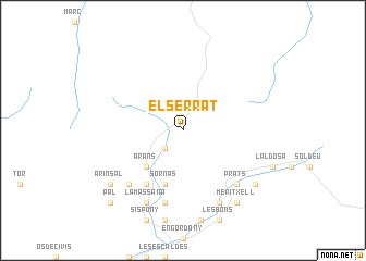 map of El Serrat