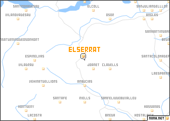 map of El Serrat