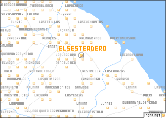 map of El Sesteadero