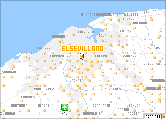 map of El Sevillano