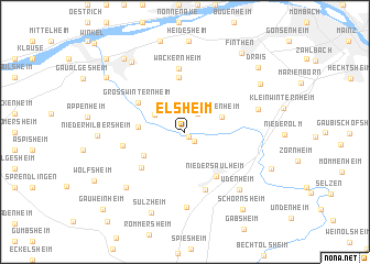 map of Elsheim