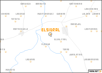 map of El Sidral