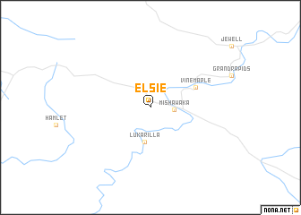 map of Elsie