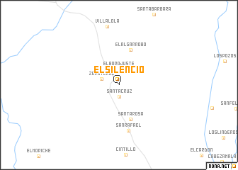 map of El Silencio