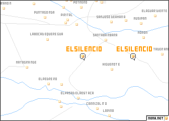 map of El Silencio