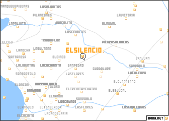 map of El Silencio