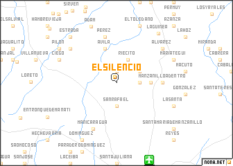 map of El Silencio