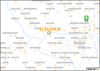 map of El Silencio