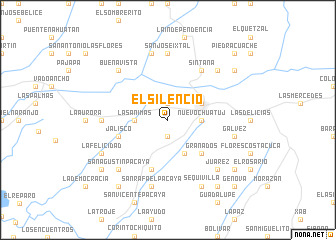 map of El Silencio