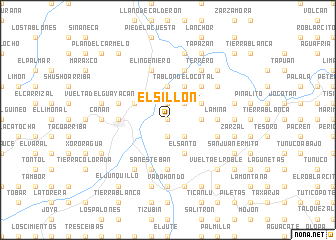 map of El Sillón