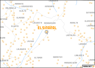 map of El Sinaral