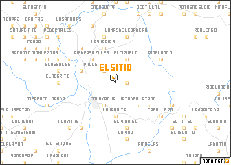 map of El Sitio