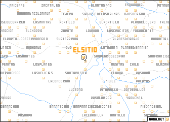 map of El Sitio