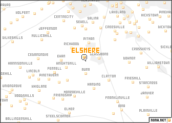 map of Elsmere